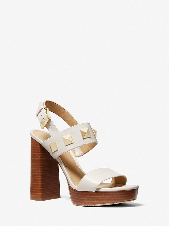 Michael Kors Wren Sandalen Damen Weiß | Österreich-1973785